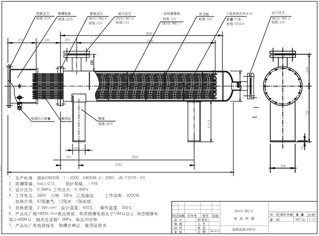 熱風循環(huán)管道電加熱器